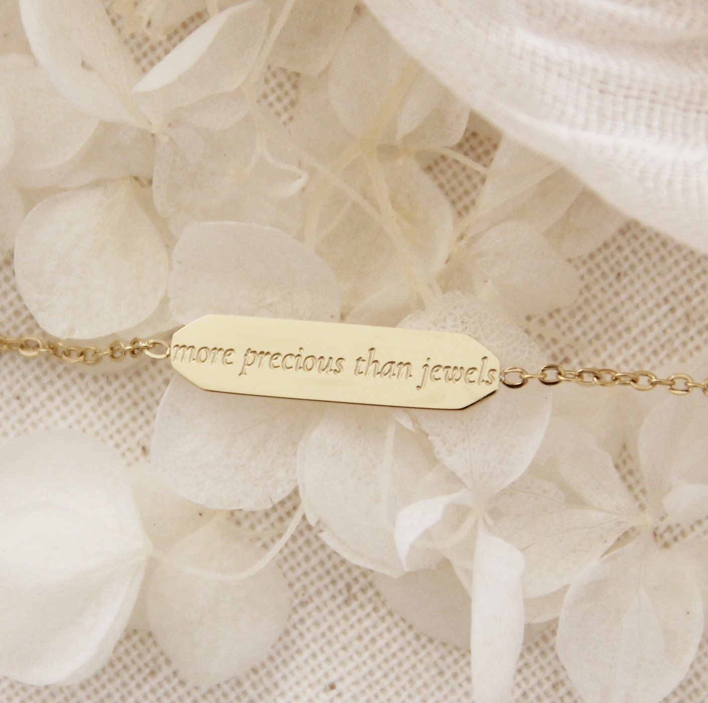 More Precious the Jewels Scripture Bracelet by Love Story Collection